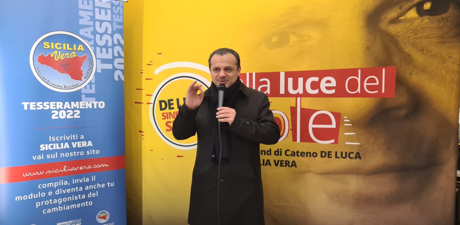 Caltanissetta, il candidato alla presidenza della Regione Cateno De Luca: qui pronti a presentare una lista