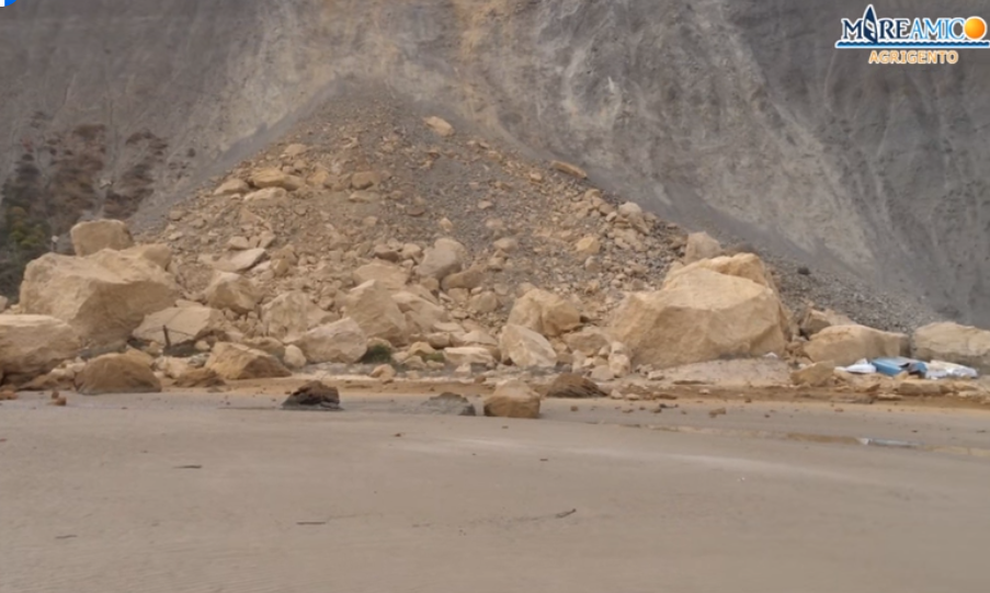 Sicilia, Agrigento: “Mareamico”, crollata collina di Capo Rossello, inascoltati da mesi”