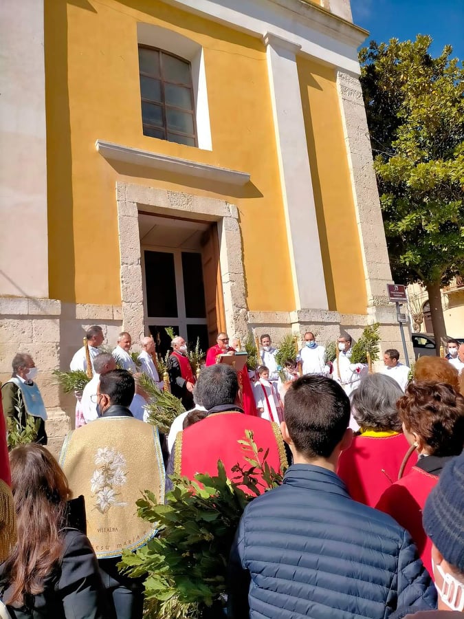 Villalba, Domenica delle Palme. Benedizione ramoscelli d’ulivo e confraternite in processione