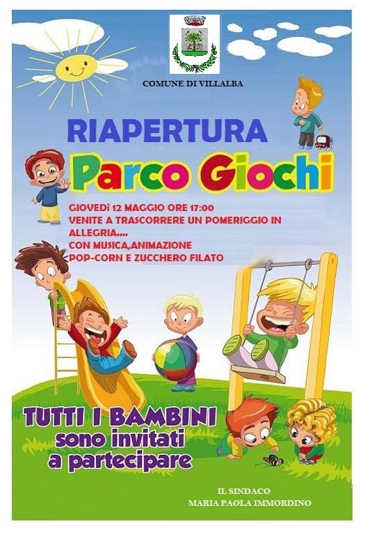 Villalba, riapre il Parco Giochi