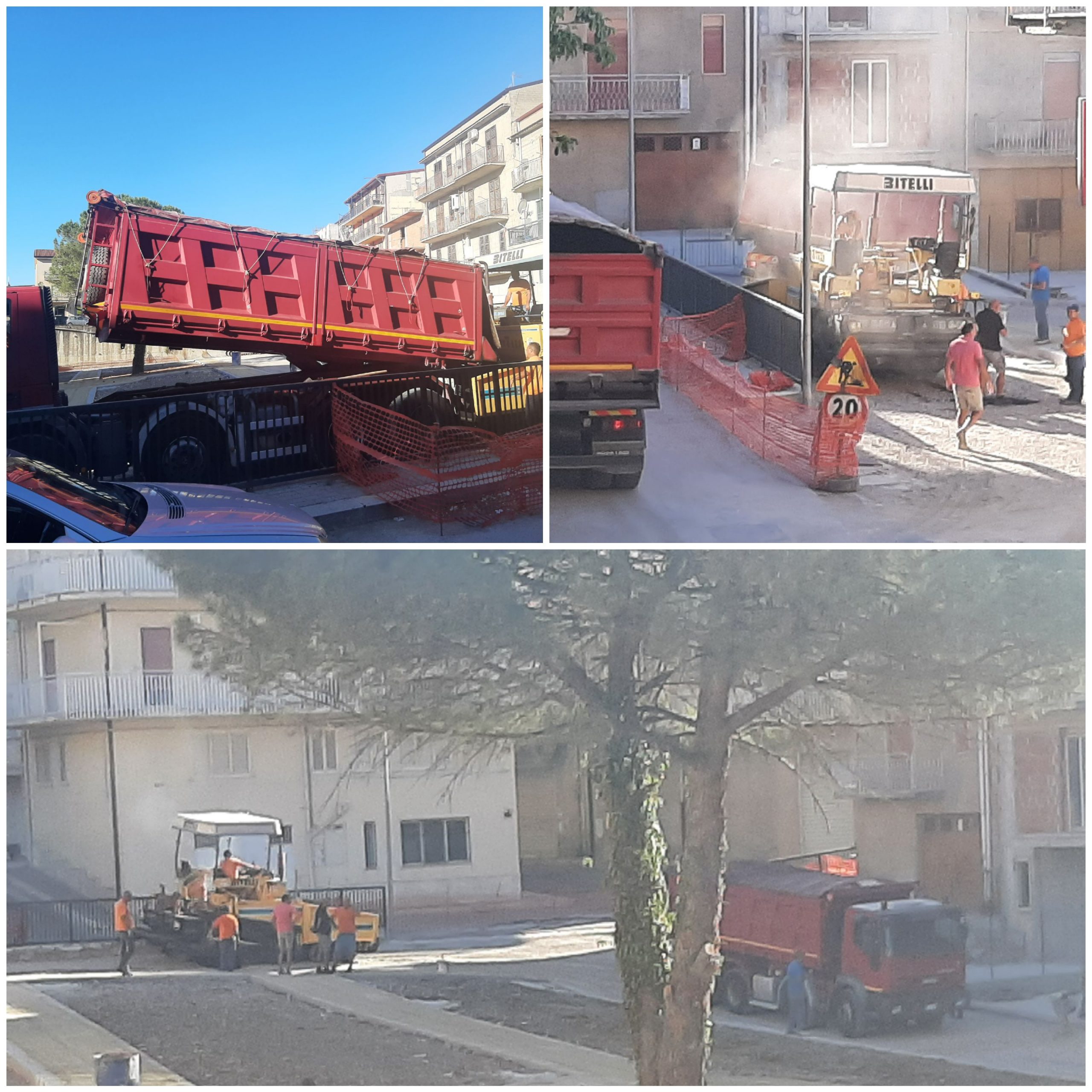 Mussomeli, via Fuori le Mura.Lavori verso la conclusione