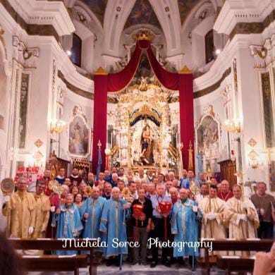 Mussomeli, Confraternite e Congregazioni al santuario nella seconda ottava.  Stasera Forze Armate e dell’Ordine.