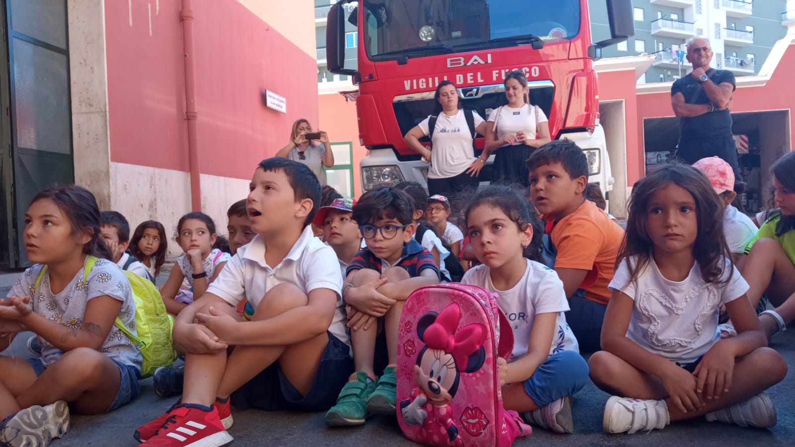 Caltanissetta. Vigili del Fuoco protagonisti con i bambini del campo estivo Naponos