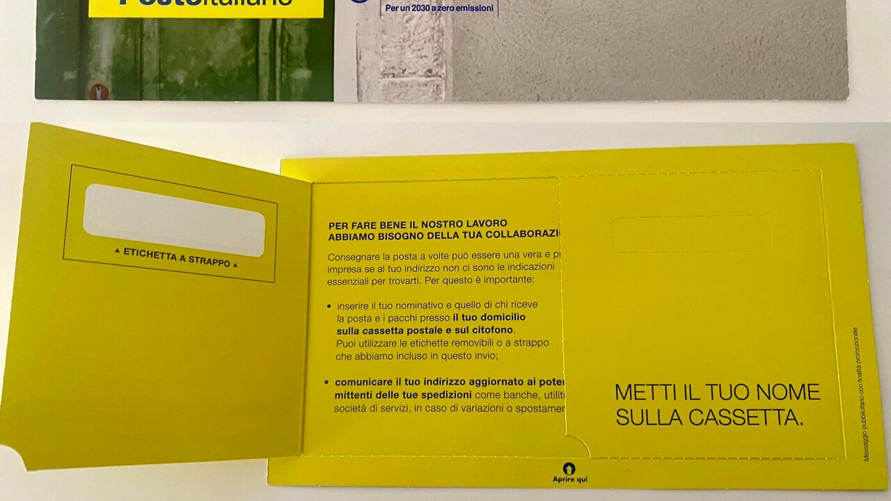 Poste Italiane. A Caltanissetta, Gela e Riesi promossa l’iniziativa “Etichetta la cassetta”