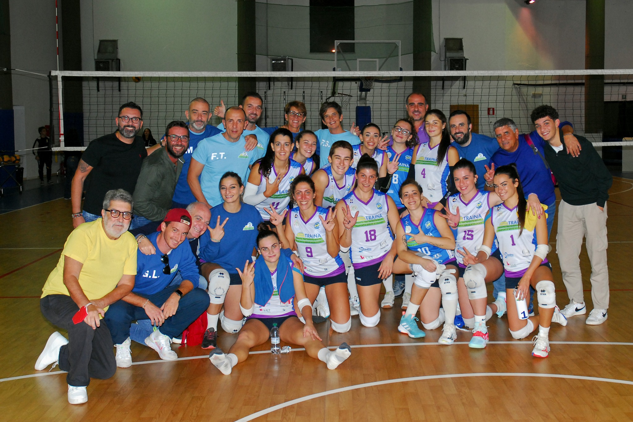 Pallavolo femminile B2. Ancora una gran vittoria per la Traina a Ragalna: battuta 0-3 l’Alus Volley Mascalucia