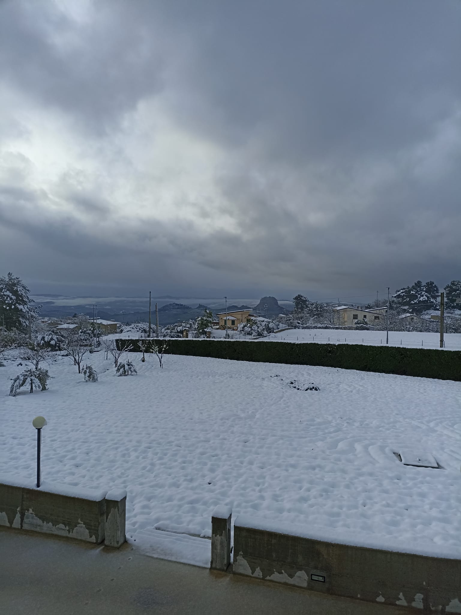 Mussomeli e dintorni con la neve