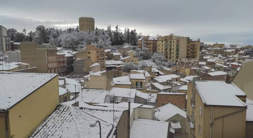 Maltempo: ad Enna il 9 e 10 febbraio scuole chiuse per neve