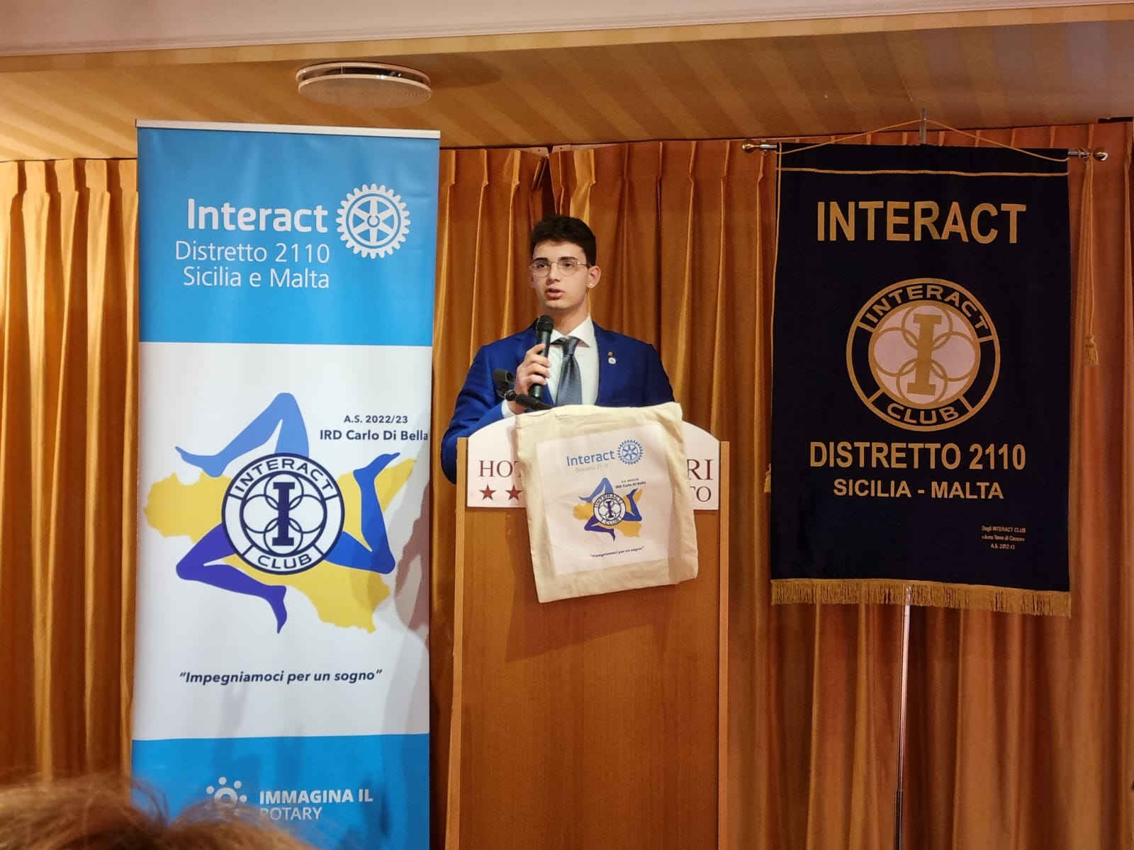 Ferdinando Di Leo, Presidente dell’Interact Club Mussomeli Valle del Platani, eletto Rappresentante del Distretto 2110 Sicilia e Malta