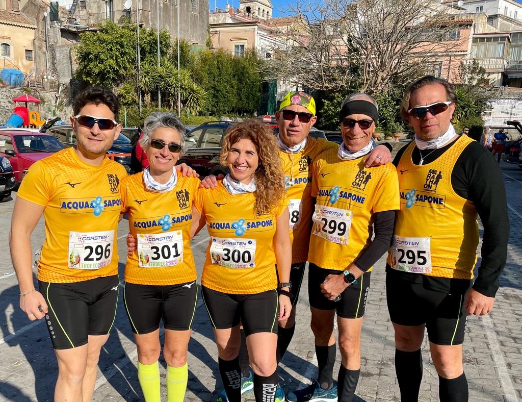 Marathon Caltanissetta presente ad Acireale per il  Trofeo Carnevale 2023