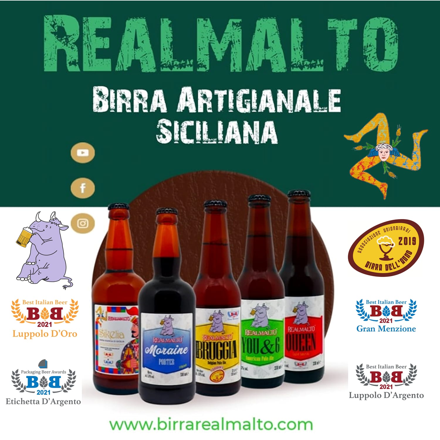 Caltanissetta. Birrificio artigianale Realmalto vince 2° premio con la sua Sikelia al Concours International de Lyon