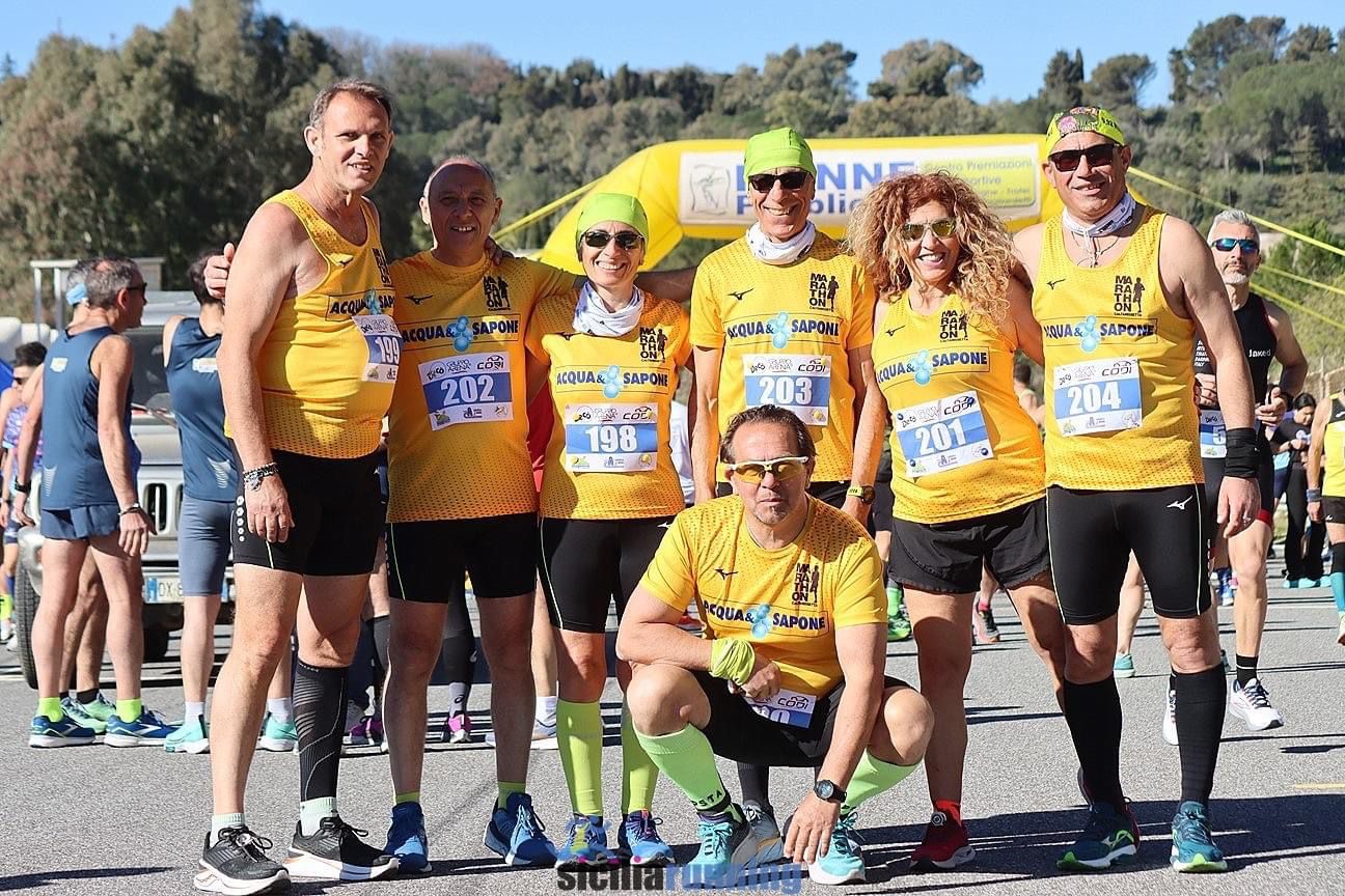 Marathon Caltanissetta presente alla mezza maratona città di Enna