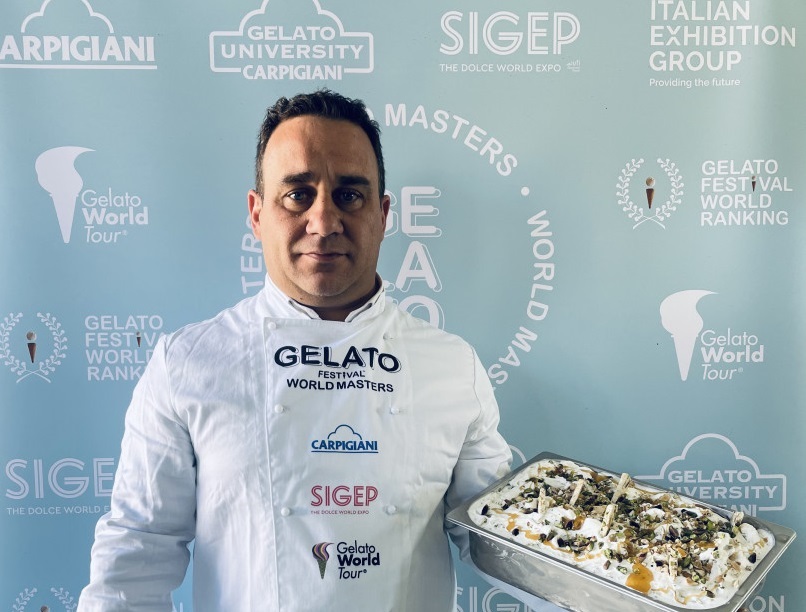 Il nisseno Davide Scancarello con il “Torrone di Caltanissetta” conquista la semifinale del Gelato Festival World Masters