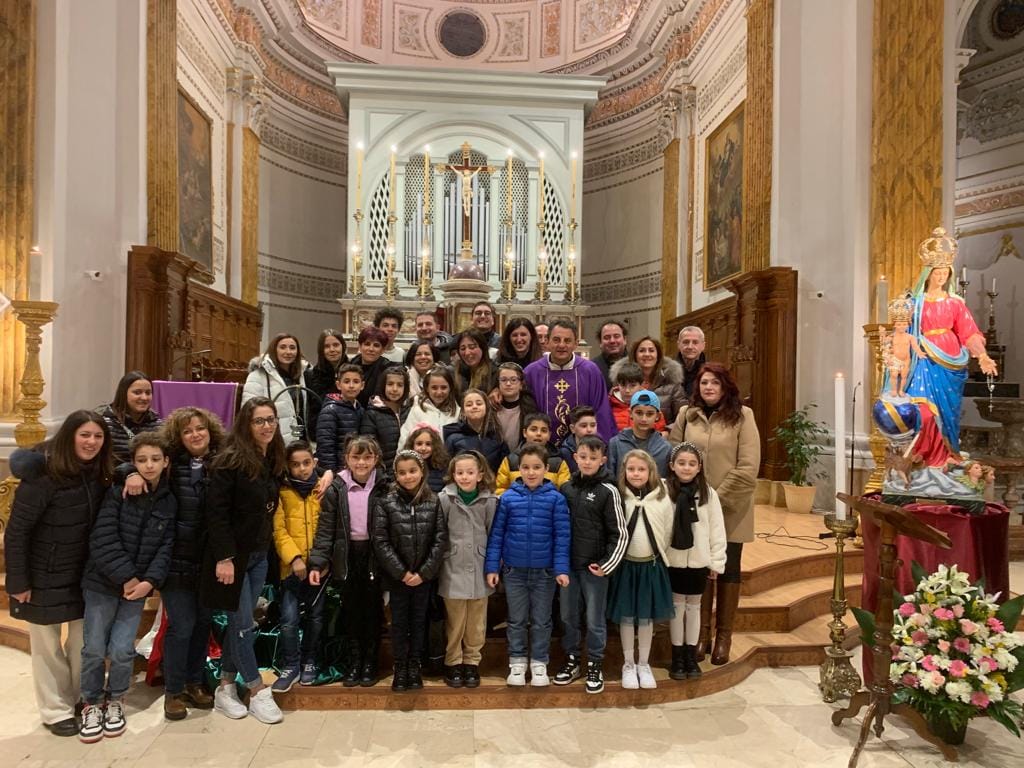 San Cataldo. Celebrato in Chiesa Madre il terzo sabatino di Quaresima dedicato alla Vergine del Rosario