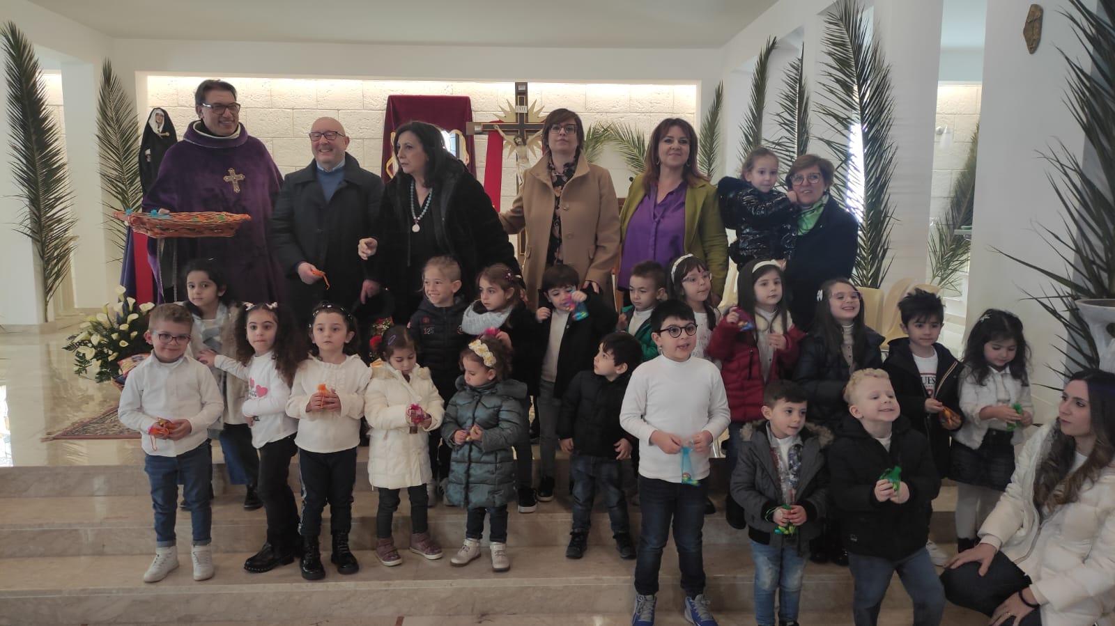 Mussomeli, Scuola Infanzia “Madre Teresa di Calcutta”. Precetto Pasquale alla “Trasfigurazione”