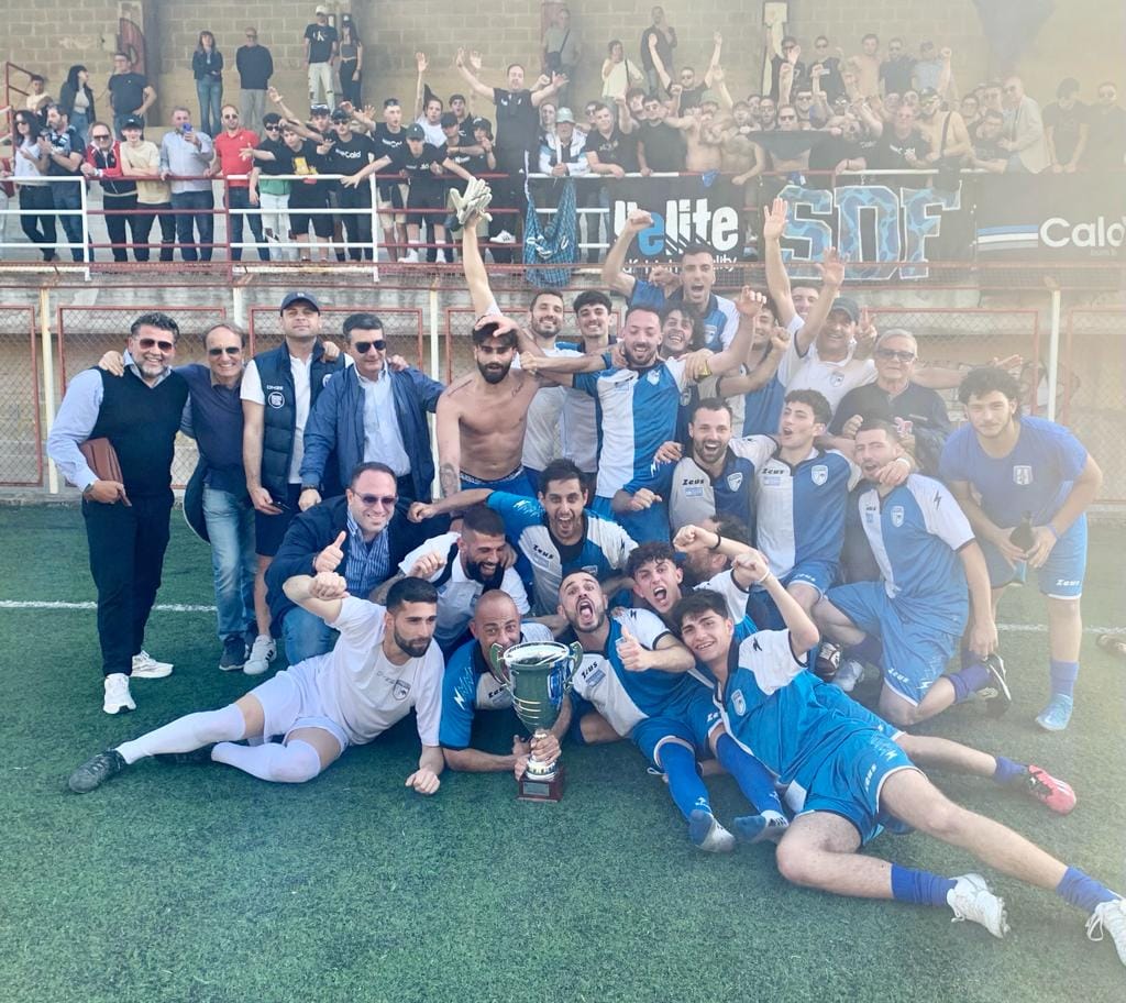 Il Serradifalco batte 4-1 il Città di Santa Teresa e vince la Coppa Trinacria con gol di Cantavenera, Iannello, Rizzo e Anelli