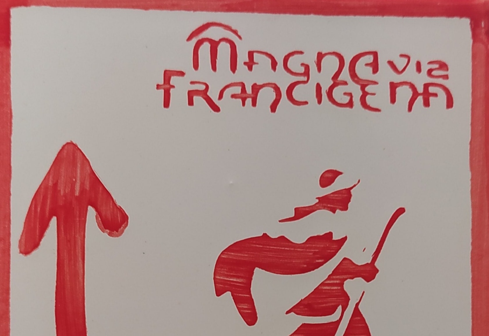 Campofranco. Dopo oltre tre anni collocate nel centro abitato le 40 mattonelle indicanti il percorso della Magna via Francigena