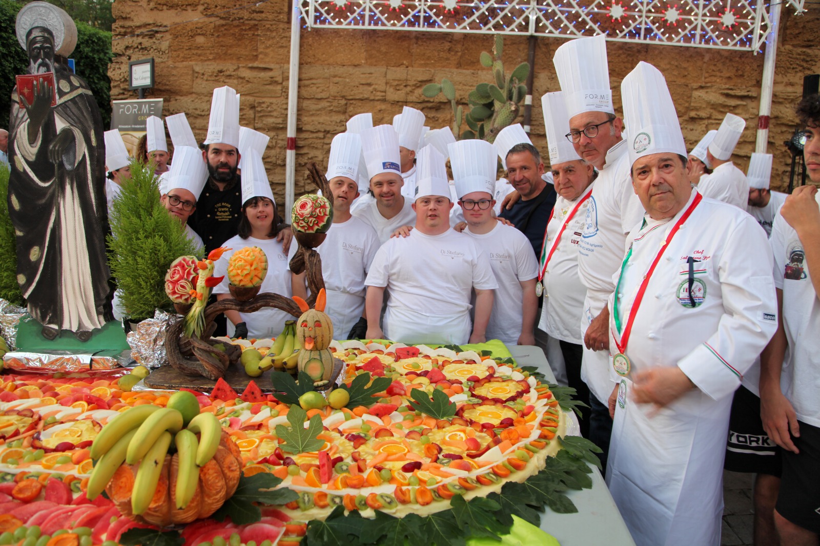 Pasticceri nisseni partecipano alla 5⁵ edizione della mega torta di San Calogero