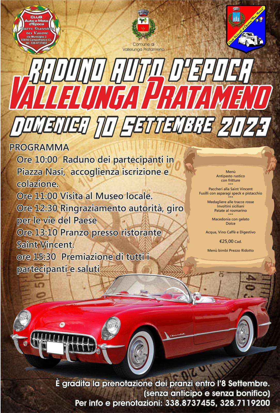 Domani raduno a Vallelunga auto d’epoca