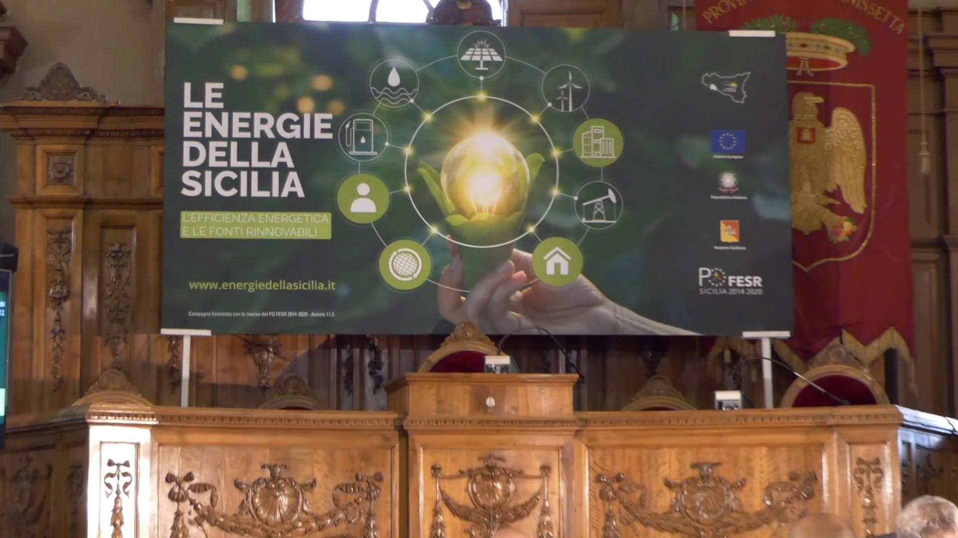 Regione Siciliana contro gli sprechi energetici, tappa a Caltanissetta