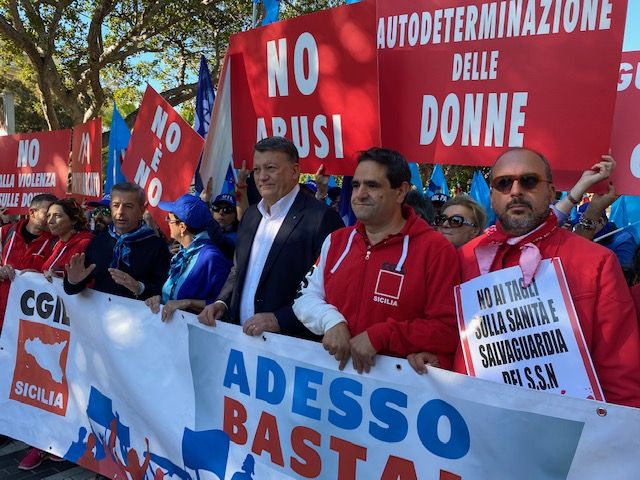 Sciopero Cgil-Uil in Sicilia, manifestazione regionale a Siracusa