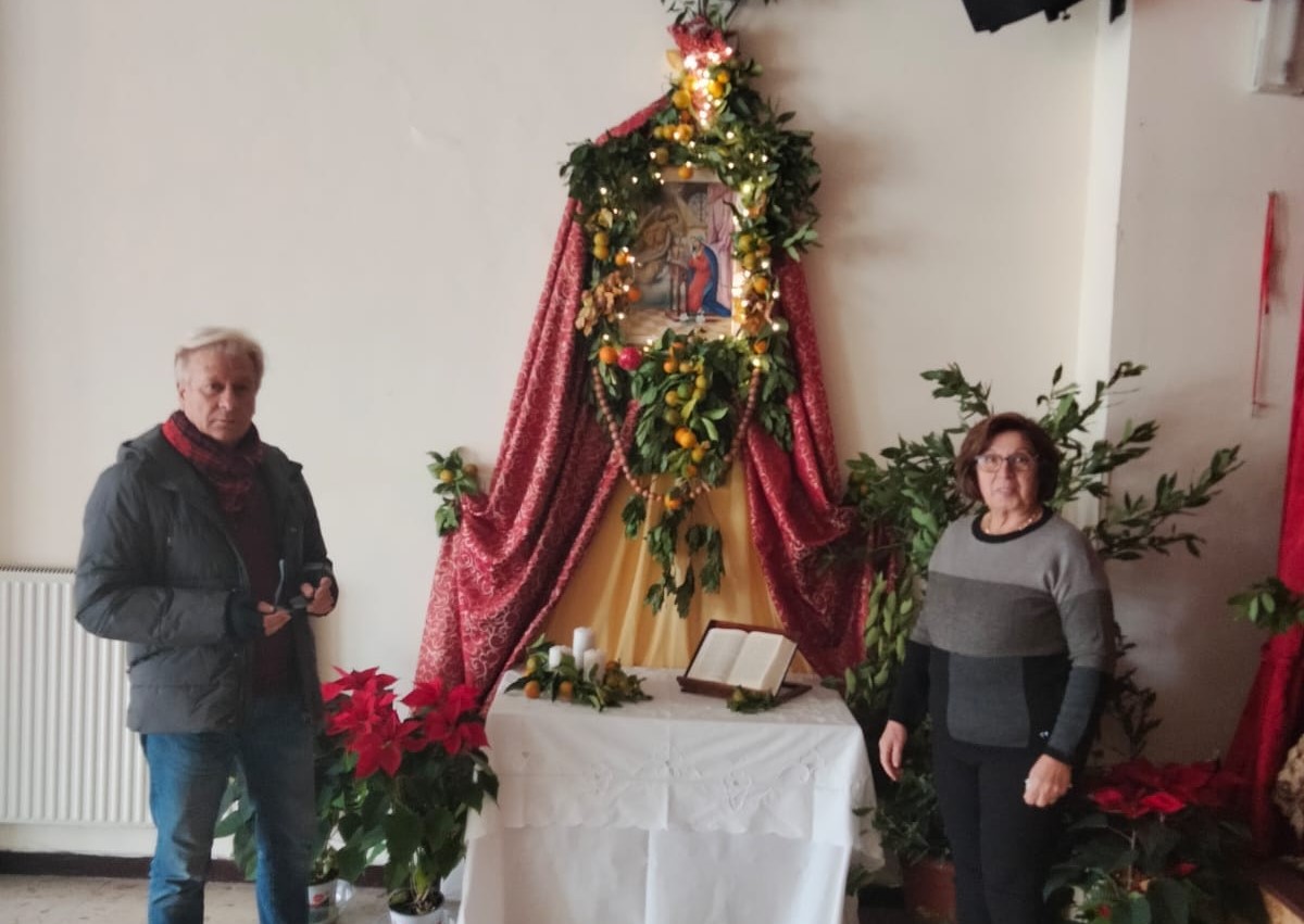 San Cataldo. Alla società “Cesare Battisti” ultimato l’allestimento per la Novena di Natale