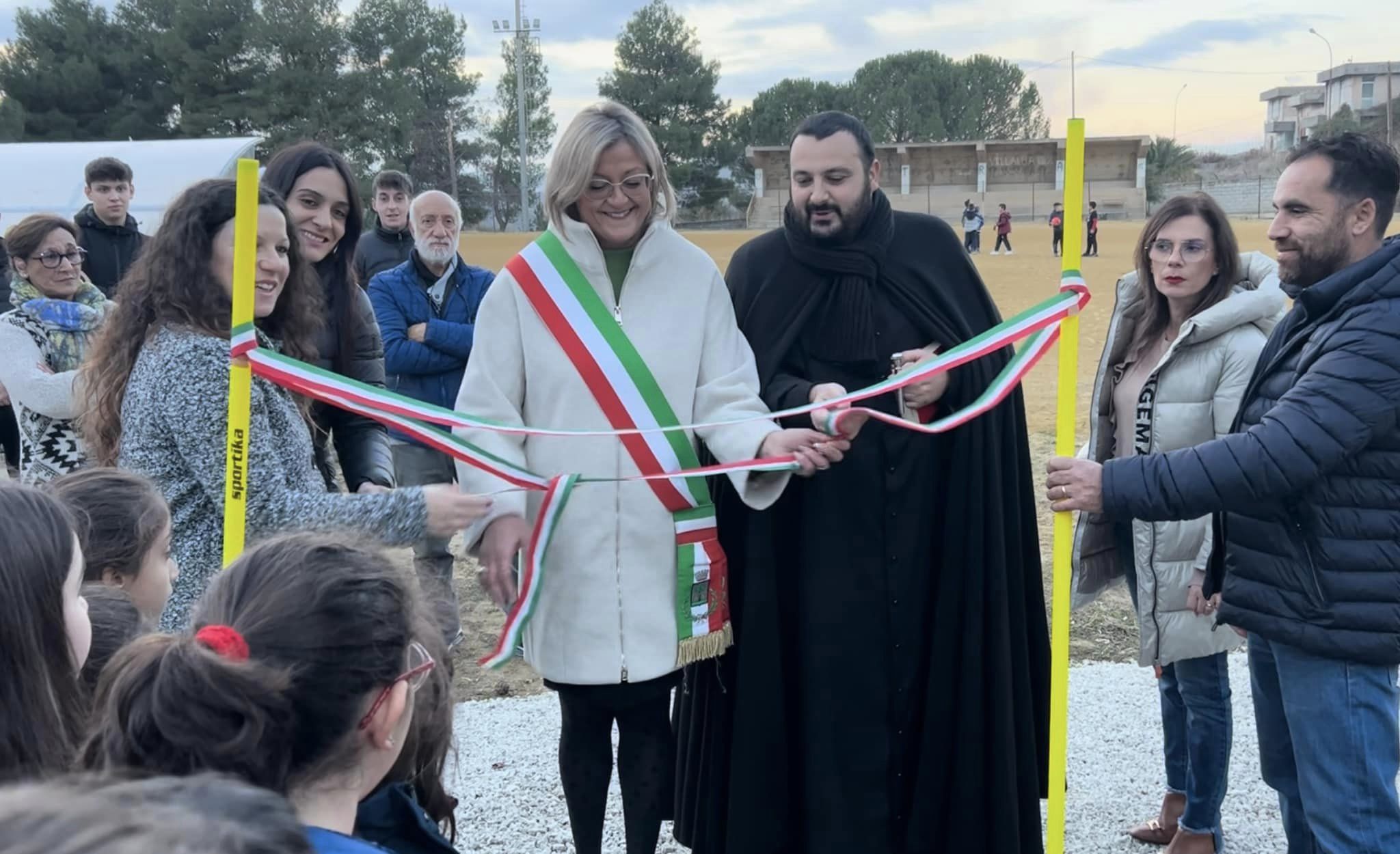 Villalba. Inaugurata la palestra all’aperto