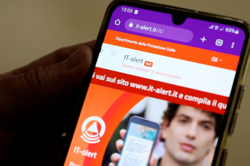 Protezione civile, completata esercitazione It-Alert: coinvolto mezzo milione di siciliani della zona orientale