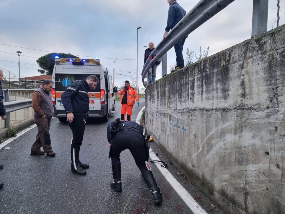 Schiacciati da un tir mentre vanno a scuola: morto 17enne, gravissima la sorella di 15 anni