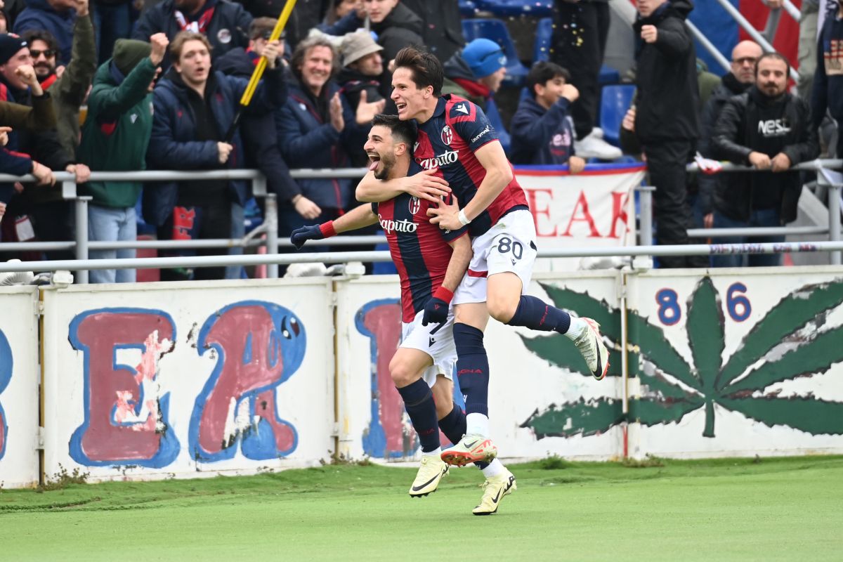 Tutto facile per il Bologna, 4-0 al Lecce