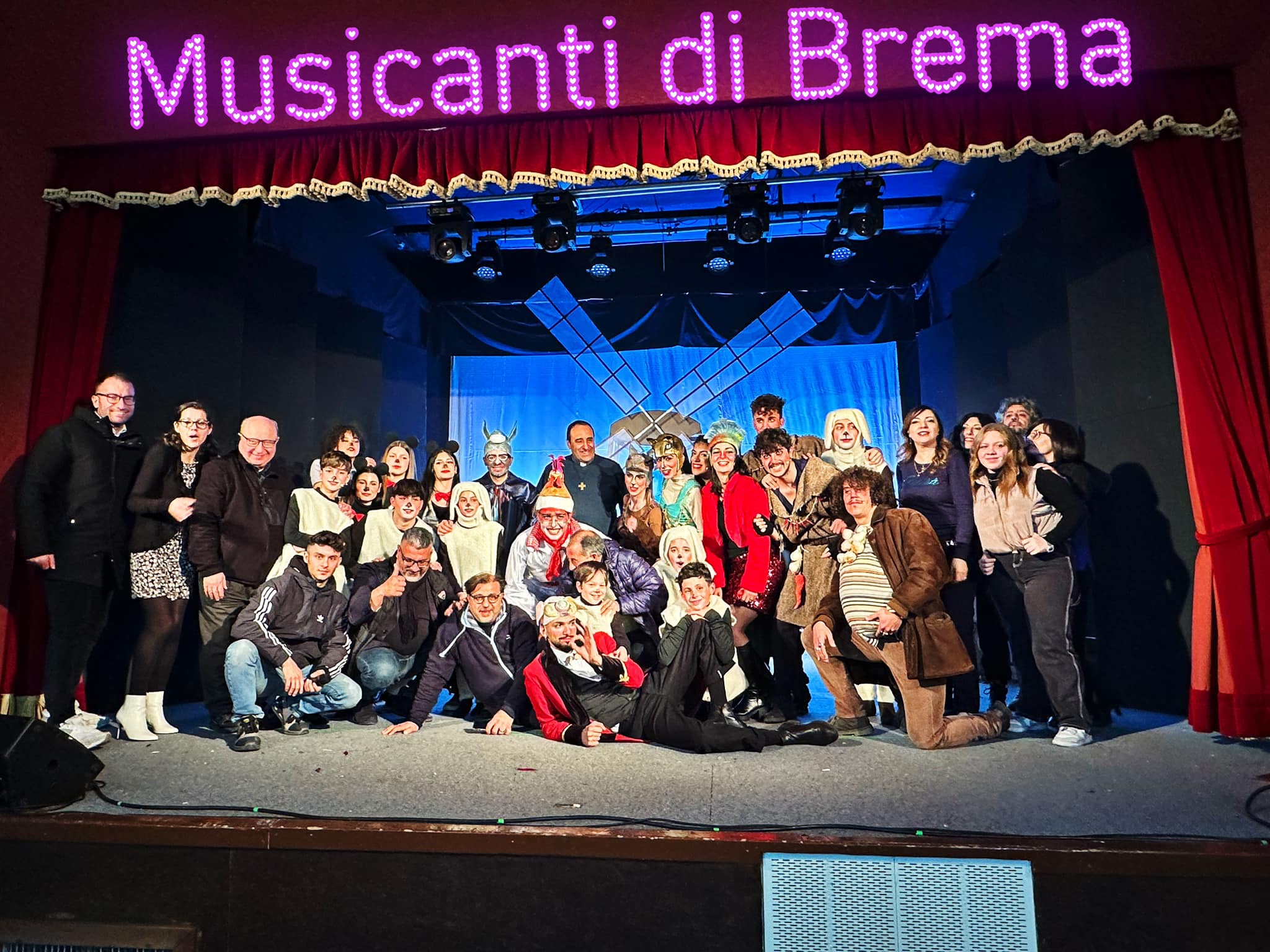 San Cataldo. Applausi per i giovani dell’Oratorio protagonisti dello spettacolo “Musicanti di Brema”