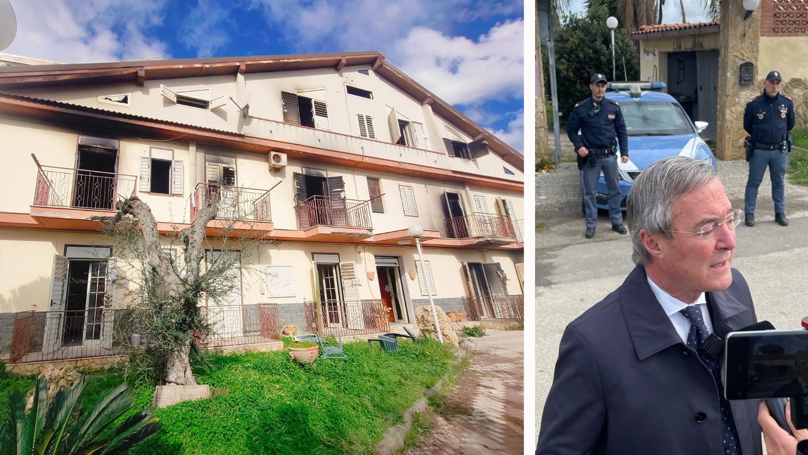 Gela, rogo alla villa confiscata alla mafia: ferma condanna del Sindaco Greco