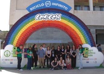 Sostenibilità, Arcobaleno Cial dà benvenuto ai 175mila visitatori di Comicon