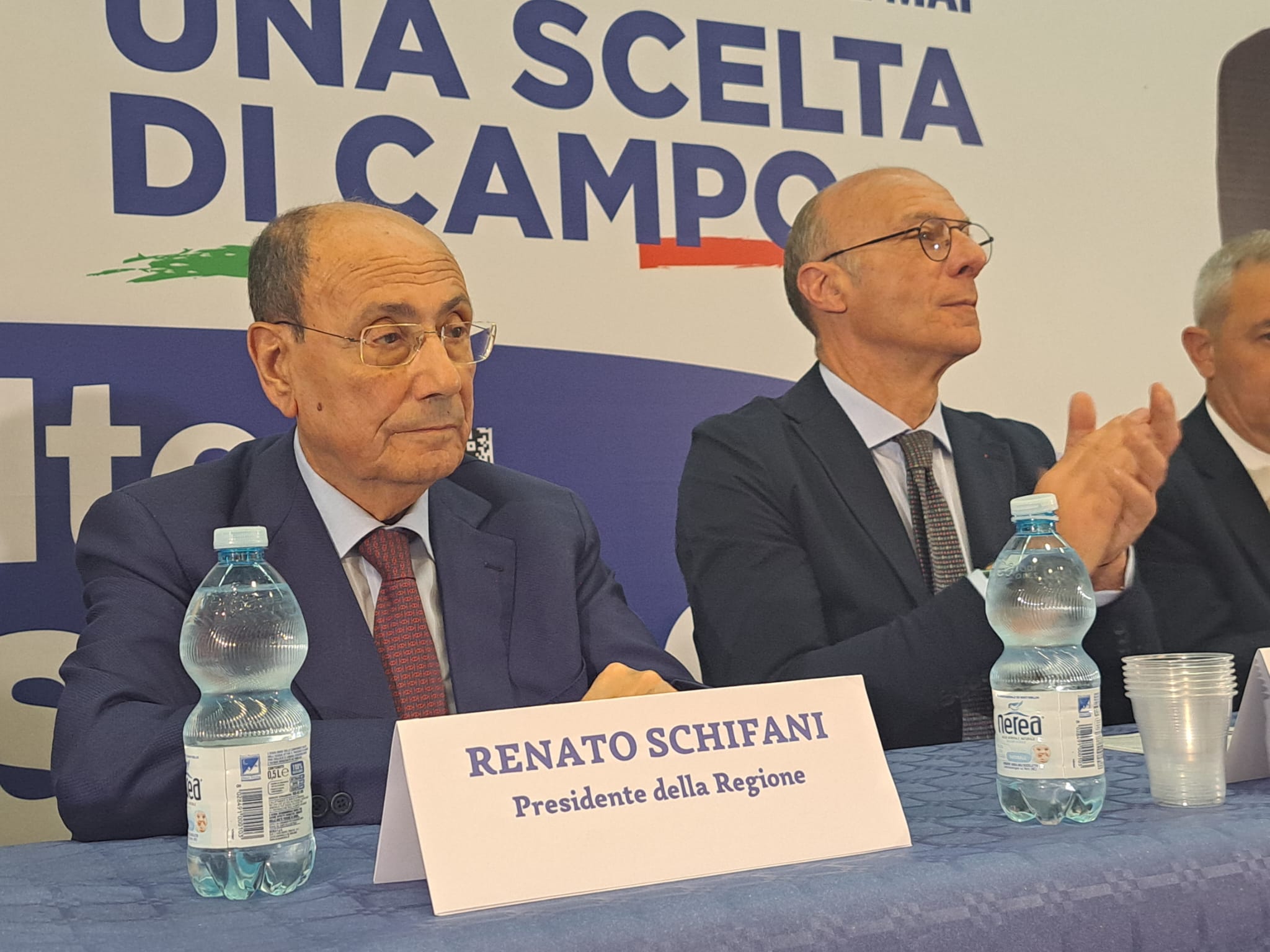 La convention, Tesauro: “Gli altri fanno populismo e demagogia, noi mandiamo le bugie al mittente con i fatti”.  Schifani: “Caltanissetta modello di unità del centrodestra”