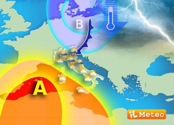 Meteo, ancora tante piogge fino a domenica: poi arriva l’anticiclone africano