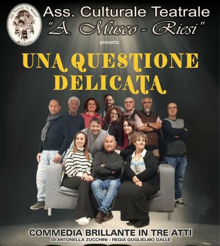 A Riesi successo per la commedia “Una questione delicata” della compagnia Teatrale Angelo Musco