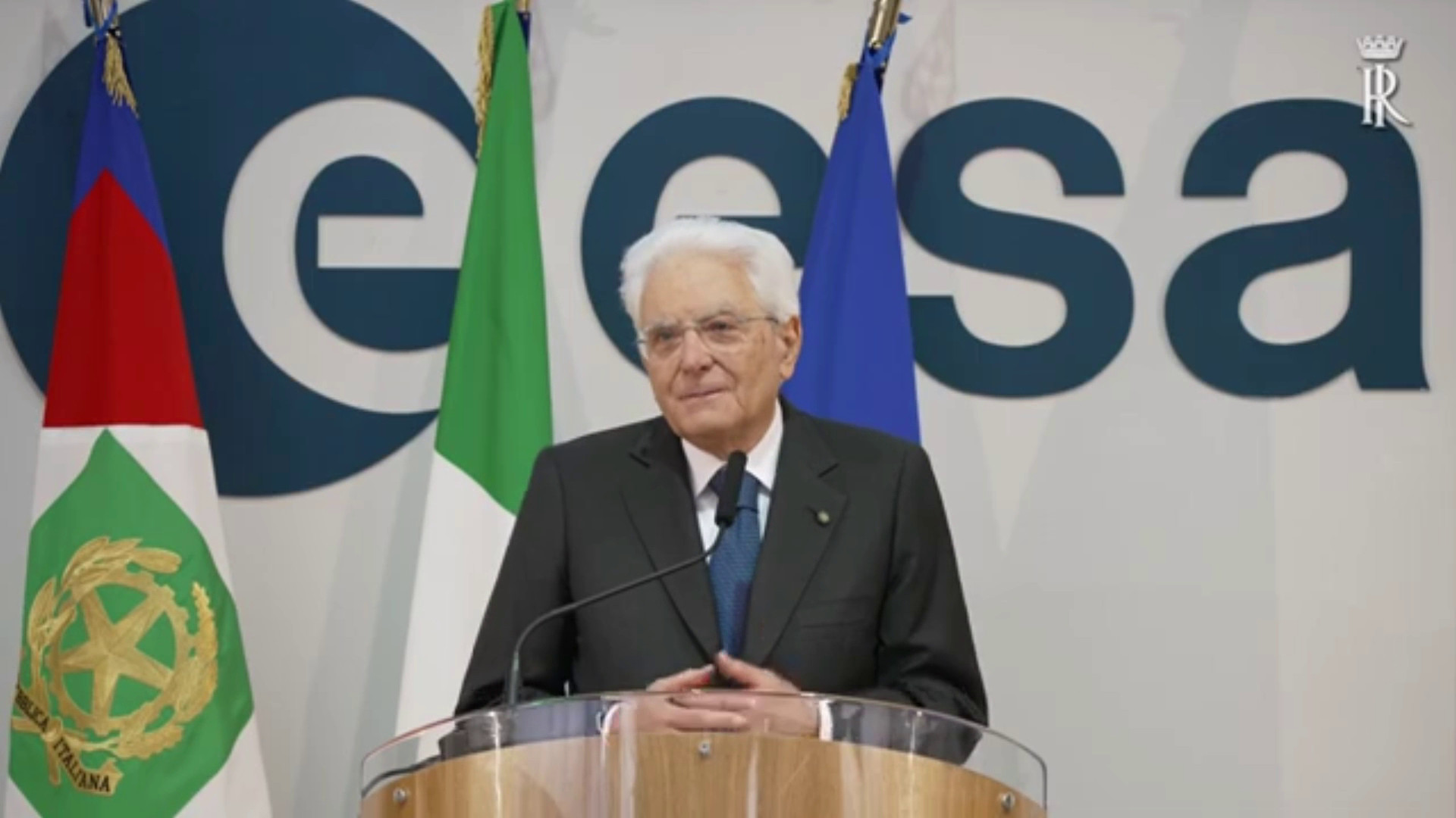 Mattarella: “Lo spazio rimanga un luogo comune dell’umanità” – Video