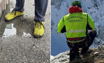 In scarpe da ginnastica sul Lagazuoi innevato, turista salvato dal soccorso Alpino