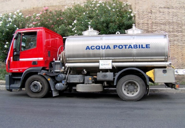 Montedoro. Il 1° luglio distribuzione di acqua potabile con autobotte