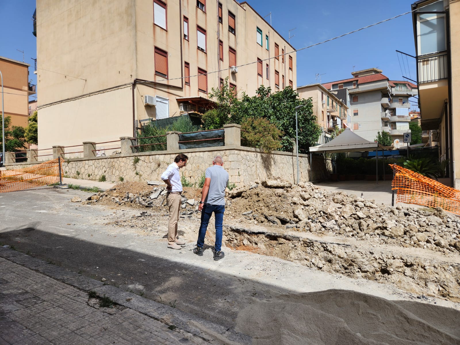 San Cataldo. Interventi nella Fontana del Pozzillo e in via Cattaneo