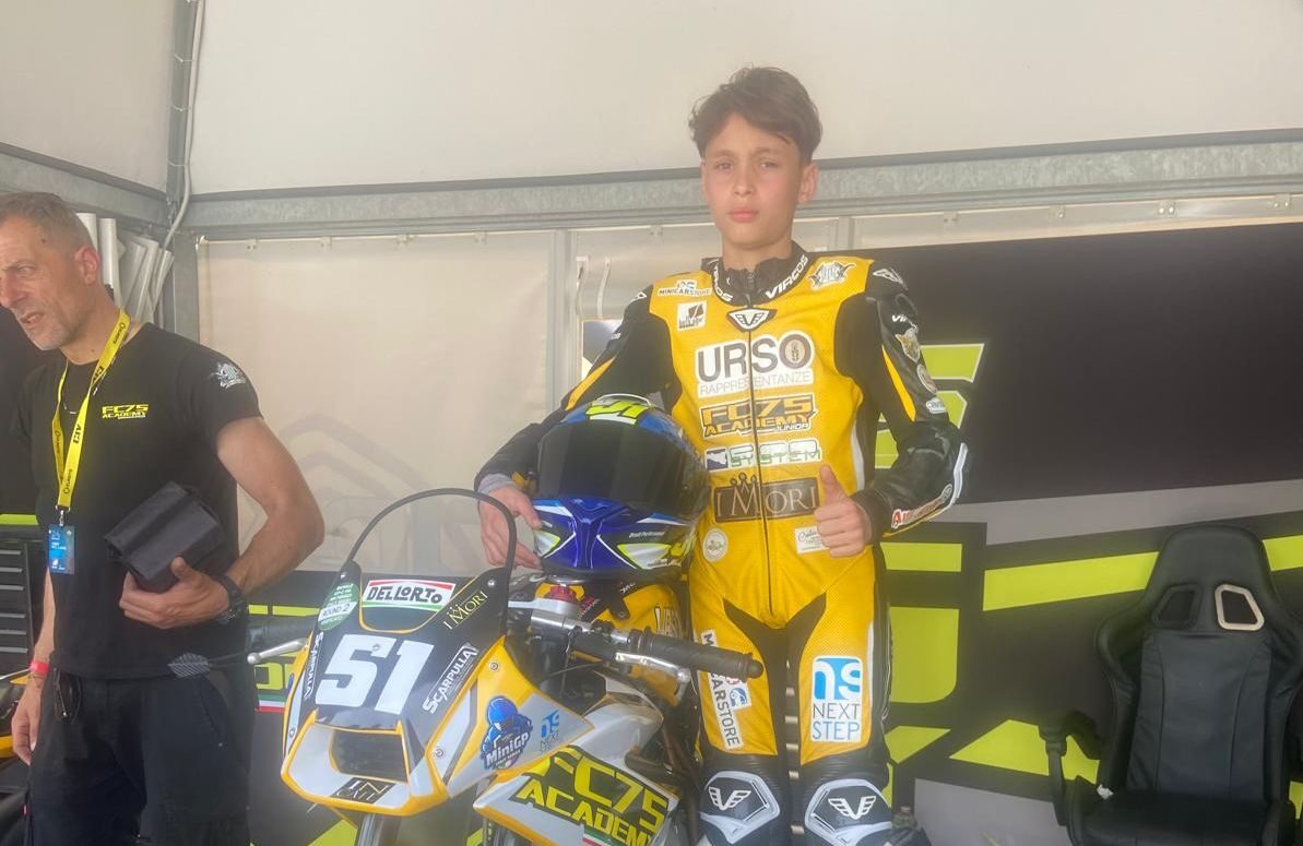 Caltanissetta, il dodicenne nisseno Carlo Mastrosimone conquista il podio nella gara Sprint Race al Circuito Internazionale di Aprilia