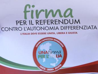 Autonomia differenziata, raggiunte le 500mila firme per il referendum