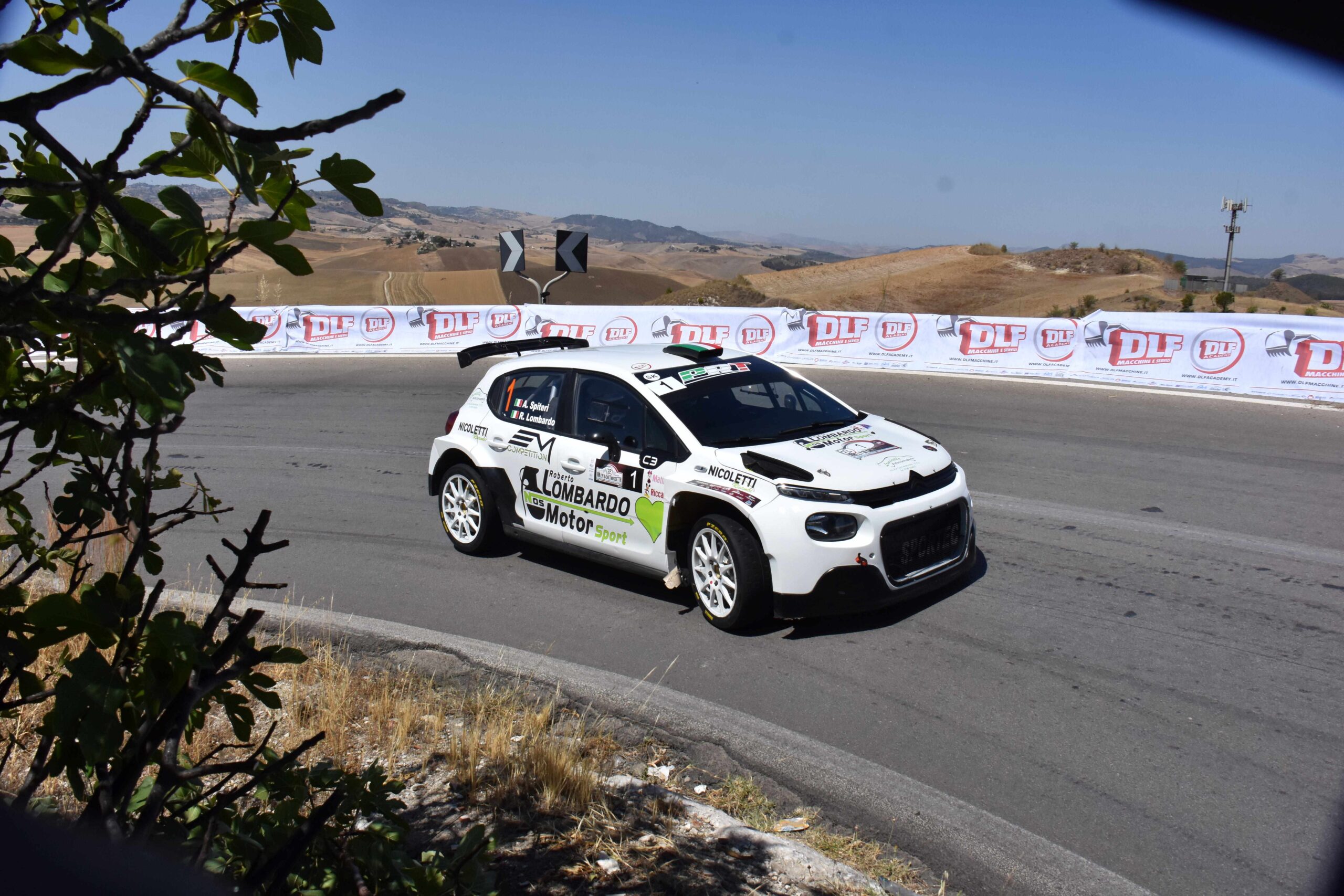 Al 22° Rally di Caltanissetta vincono Roberto Lombardo e Alessio Spiteri su Citroen C3 EM Management