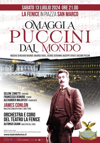 La Fenice celebra Puccini sabato 13 luglio in Piazza San Marco