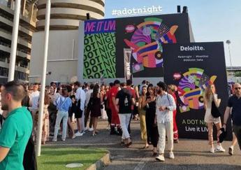 Milano, ieri a San Siro festa aziendale di Deloitte con concertone