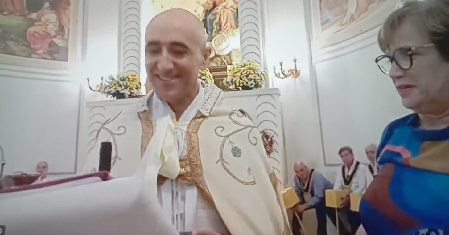 Mussomeli, Vespri solenni Madonna del Carmelo e nuovo incarico per Don Salvatore Falzone. I ringraziamenti dei parrocchiani