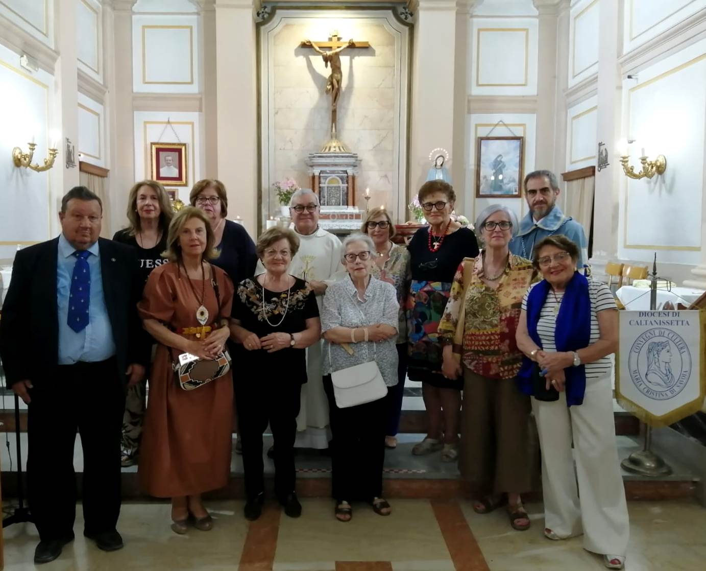 Caltanissetta. Don Calogero Panepinto è tornato a celebrare messa in occasione del Convegno “Beata Maria Cristina di Savoia”