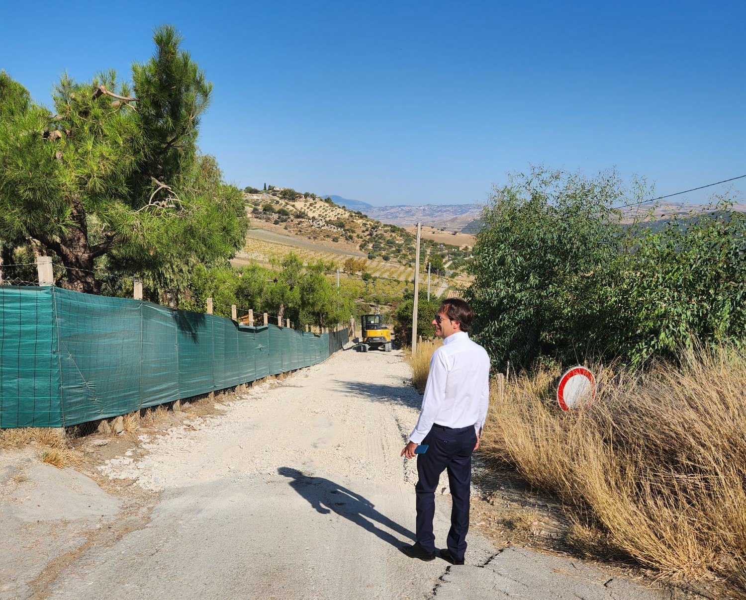 San Cataldo. Al via i lavori di riqualificazione della strada extraurbana in contrada Barboraso