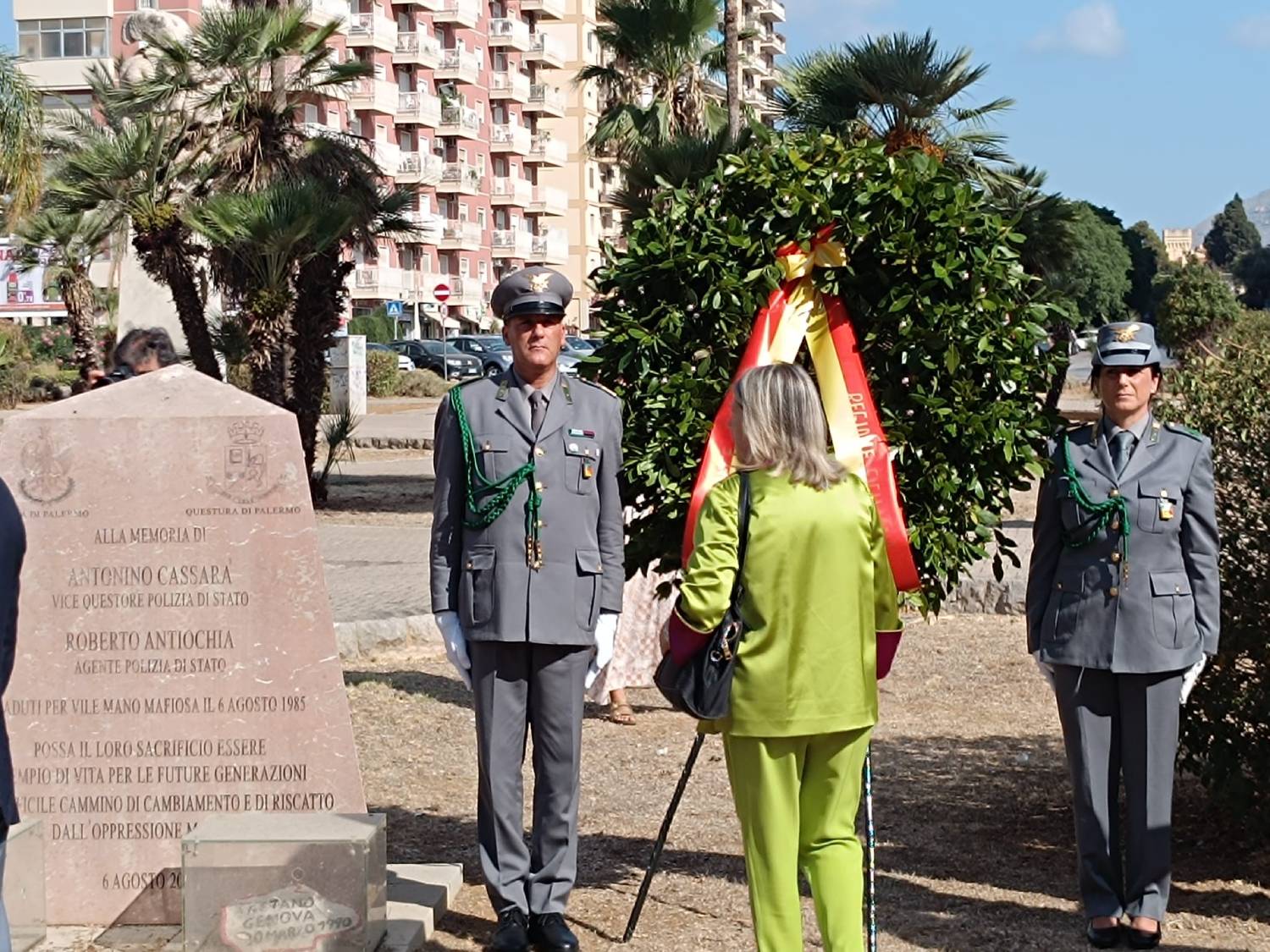 Commemorazioni Cassarà, Antiochia e Costa. Albano: «Trasmettere il valore della legalità alle giovani generazioni»