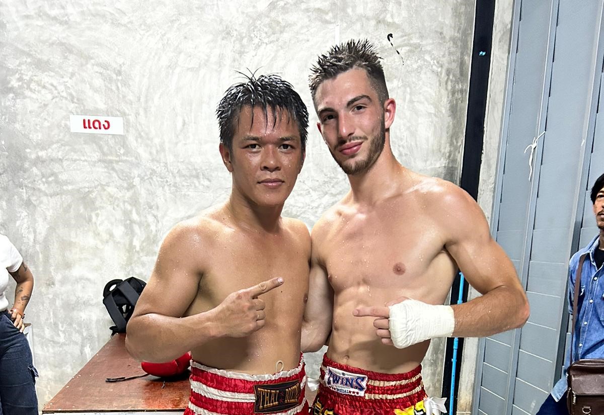 Impresa del fighter nisseno Gabriele Marchese Ragona in Thailandia: vittoria al “Krabi International Boxing Stadium”