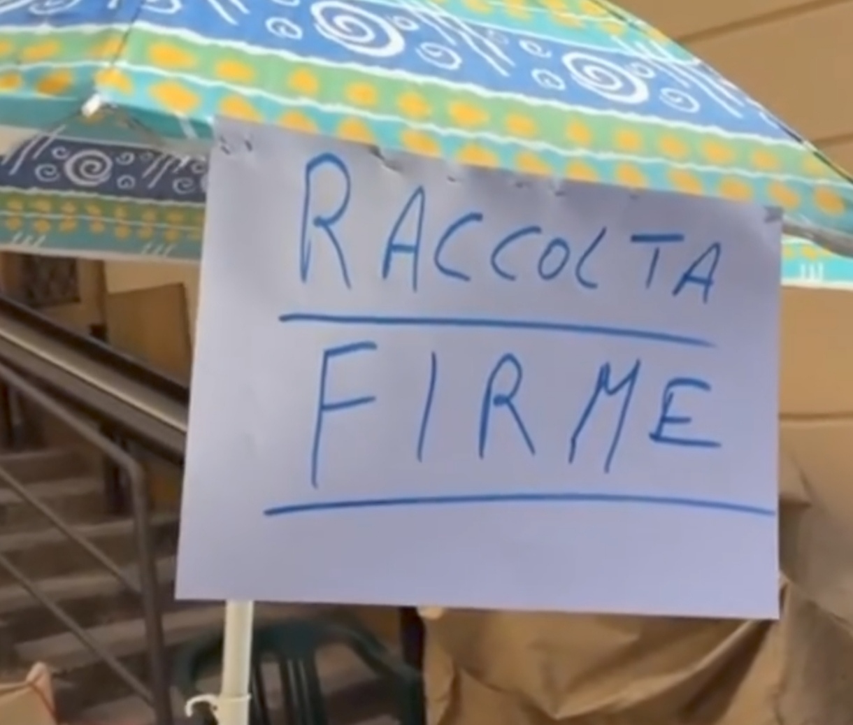 Siccità,: la protesta di Caltanissetta: firme contro la sete